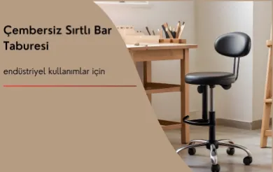 Çembersiz Sırtlı Bar Taburesi