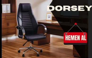 Dorsey Yönetici Ve Müdür Koltuğu (Siyah)