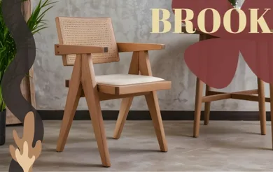 Brook Ahşap Sandalye