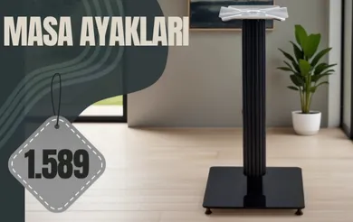Livia Kare Metal Desenli Masa Ayağı 72H