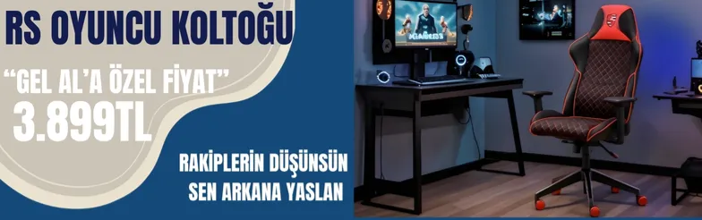 RS Hareketli Kollu Metal Ayaklı Oyuncu Koltuğu