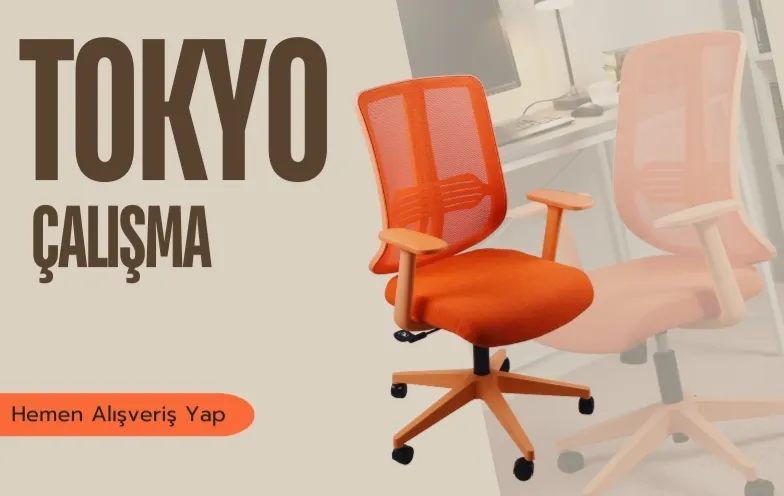 Domas Krom Ayaklı Çalışma Koltuğu (Pembe Kumaş)